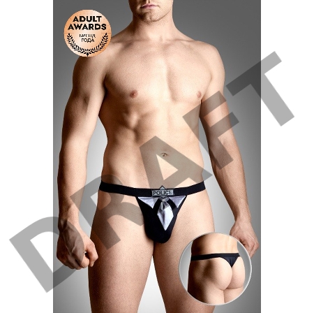 Стринги мужские SoftLine Collection Police, черный, S/L