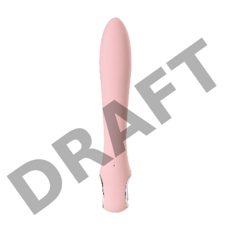 Вибратор с электростимуляцией PHYSICS GALVANI VIBE, силикон, розовый, 21 см