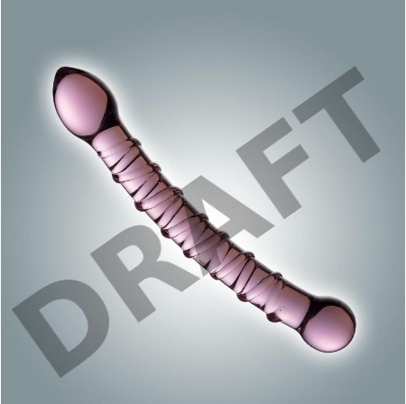  Нереалистичный фаллоимитатор. Стекло №63