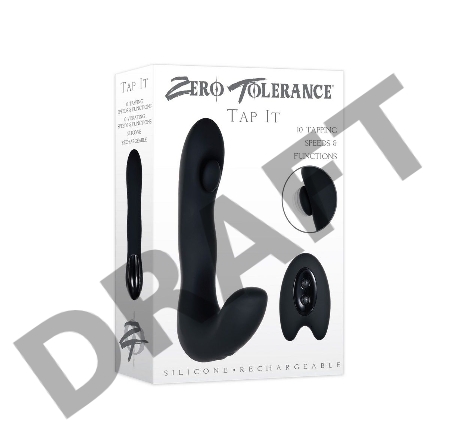 Zero Tolerance TAP IT Вибромассажер простаты с постукиванием и пультом ДУ