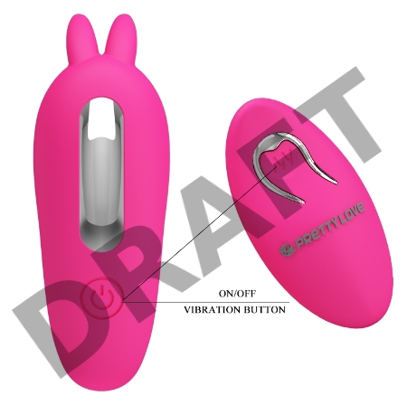 Розовый вибростимулятор с клиторальным отростком Josephine