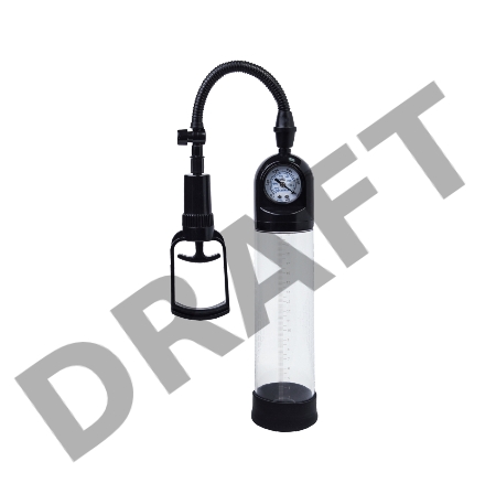 Помпа для пениса TOYFA A-Toys, силикон, прозрачный, 20 см