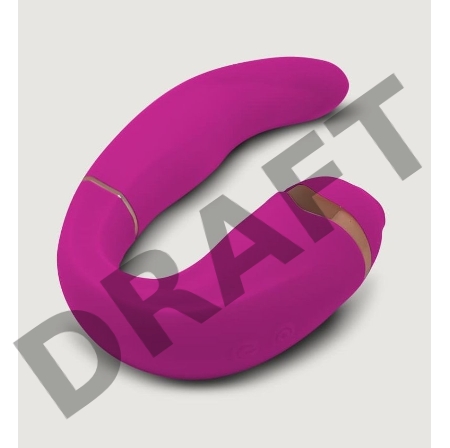 My G Вибромассажёр зоны G с клиторальным стимулятором маджента