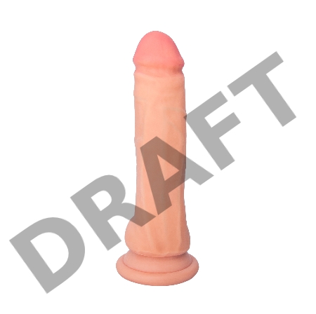 Реалистичный фаллоимитатор TOYFA RealStick Elite DILDO, TPR, телесный, 20 см