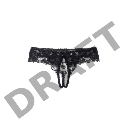 Эротические трусики Erolanta Madison, черный (42-44)