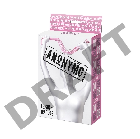 Флоггер Anonymo #0006, PU кожа, розовый, 64 см