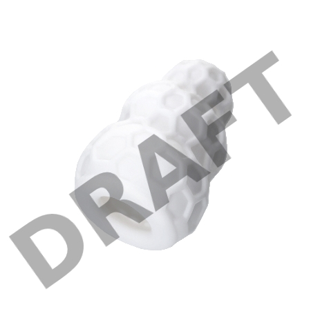 Мастурбатор A-Toys Flaff, TPE, белый, 8см, Ø 2,9 см