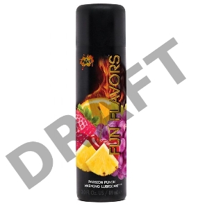 Разогревающий лубрикант Fun Flavors  4-in-1 Passion Punch с ароматом фруктов - 89 мл.