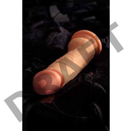 Реалистичный фаллоимитатор TOYFA RealStick Elite DILDO, TPR, телесный, 20 см