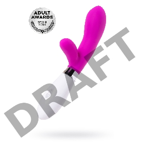 Вибратор с клиторальным стимулятором TOYFA A-Toys Mady, силикон, розовый, 20,4 см