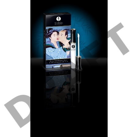 Блеск для губ Shunga Божественное удовольствие, эффект ледяного огня, кокосовая вода, 10 мл.