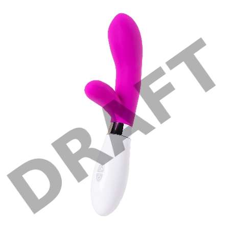 Вибратор с клиторальным стимулятором TOYFA A-Toys Mady, силикон, розовый, 20,4 см