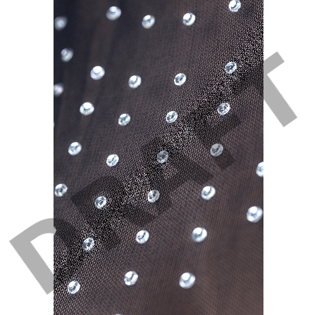 Боди со стразами Candy Girl Delight, черное, OS