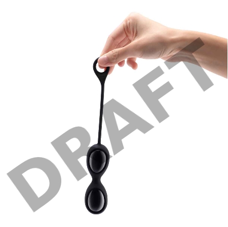 Массажеры для техники йони le WAND Crystal Yoni eggs черный обсидиан