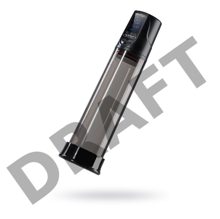 Автоматический вакуумный тренажер для мужчин Erotist ToZoom, ABS пластик, черный, 28,5 см