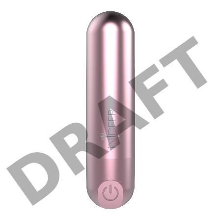 Розовая перезаряжаемая вибропуля Clio - 7,6 см.