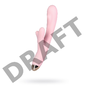 Вибромассажер Eromantica MERYL, силикон, розовый, 22,5 см