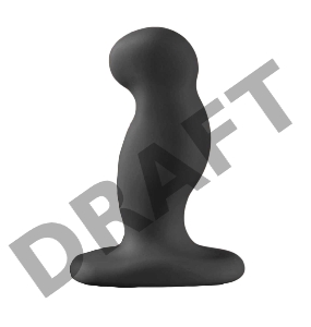 Стимулятор простаты Nexus G-Play Large Black с вибрацией - 10 см.