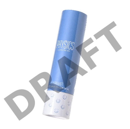 Вибратор с функцией нагрева и пульсирующими шариками PHYSICS FAHRENHEIT, силикон, голубой, 19 см