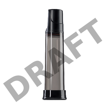 Автоматический вакуумный тренажер для мужчин Erotist ToZoom, ABS пластик, черный, 28,5 см