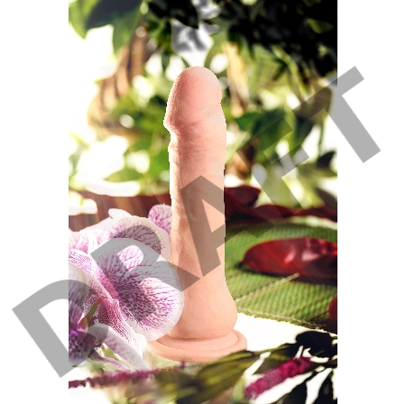 Реалистичный фаллоимитатор TOYFA RealStick Elite DILDO, TPR, телесный, 21 см