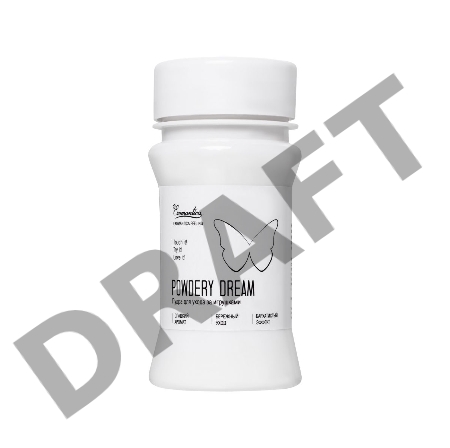 Пудра для ухода за игрушками Eromantica Powdery Dream, с ароматом манго и орхидеи, 40 г