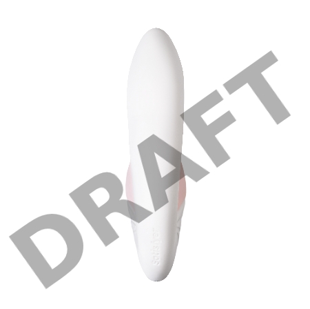 Supernova white Вибромассажёр зоны G с вакуумным клиторальным стимулятором белый