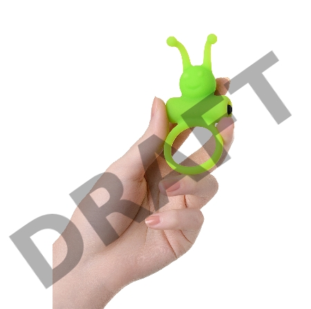 Эрекционное кольцо на пенис A-Toys by TOYFA Flik, силикон, зеленый, 9,1 см, Ø 3,1 см