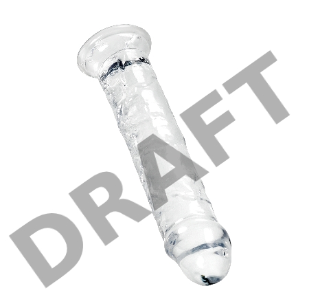 Фаллоимитатор A-Toys by TOYFA Ramot, TPE, прозрачный, 22 см