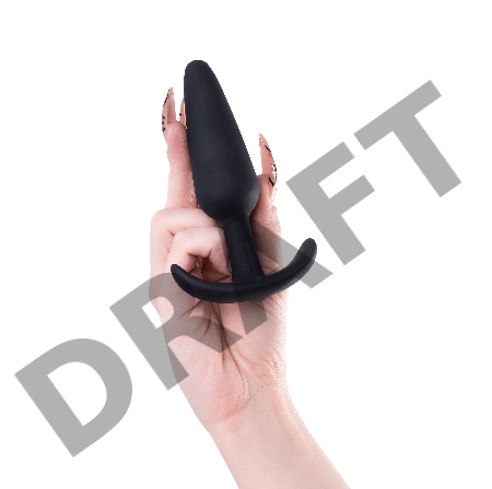 Набор анальных втулок TOYFA POPO Pleasure Eridani, силикон, черный, 3  шт.