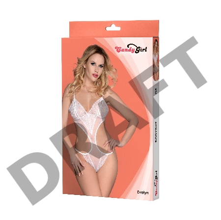 Боди Candy Girl Evelyn, белое, OS