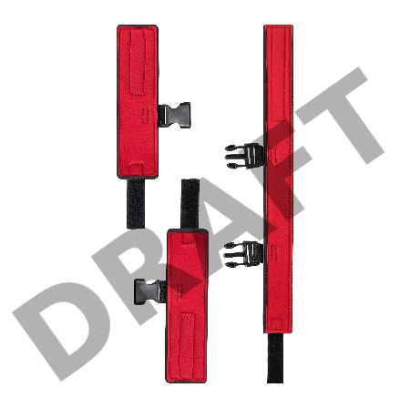 Ошейник с наручниками TOYFA Theatre, PVC, черный, 44 см