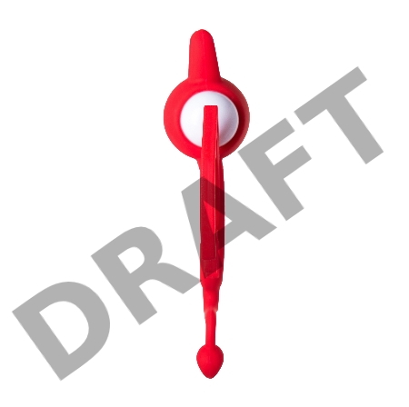 Эрекционное кольцо на пенис JOS SWEET DEVIL, силикон, красный, 8,5 см