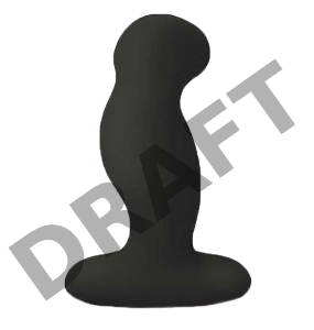 Стимулятор простаты Nexus G-Play Large Black с вибрацией - 10 см.