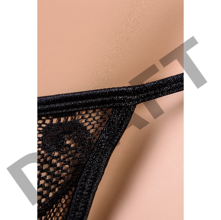 Бюстгальтер и трусики Candy Girl Tatiana черные, OS