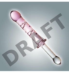 Нереалистичный фаллоимитатор из стекла 0048 BX DD 