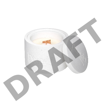 Ароматическая свеча круглая с крышкой Plum & Cashmere Pecado