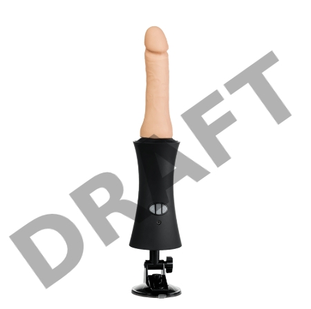 Секс-машина HandBang, MotorLovers, ABS, черный, 44 см