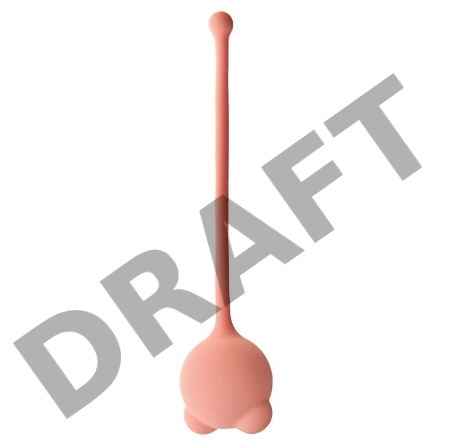 Вагинальные шарики Omi, цвет персиковый (LYRA)