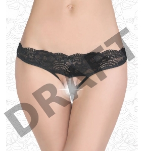 Трусики-стринги с бусинами