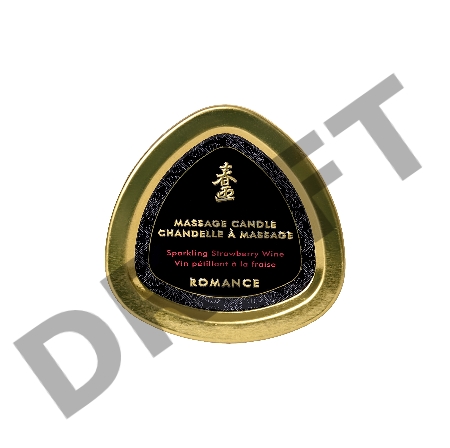 Массажное аромамасло Shunga Romance, клубника и шампанское, 170 мл