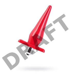 Анальная втулка Black&Red by TOYFA, TPE, красная, 12,7 см, Ø 3 см