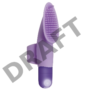 Evolved FINGERIFIC Вибропуля с силиконовой щеточкой для клиторальной стимуляции с креплением на палец