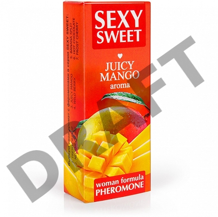 Парфюмированное средство для тела с феромонами Sexy Sweet с ароматом манго - 10 мл.