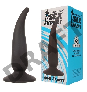 Анальная пробка с тонким кончиком Sex Expert - 11 см.