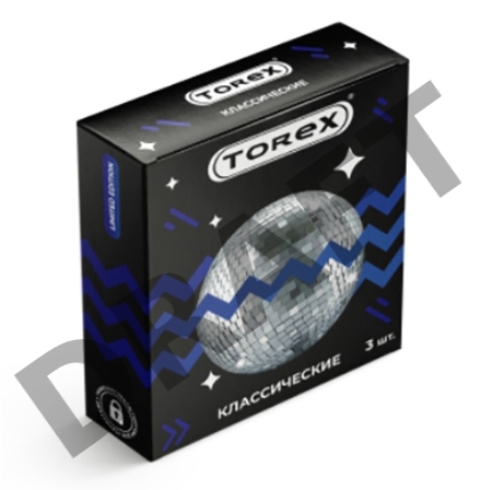 Гладкие презервативы Torex Party Классические - 3 шт.