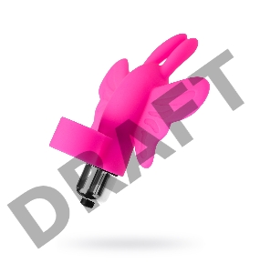 Вибронасадка бабочка на палец Eromantica Butterfly, силикон, розовая, 10 см