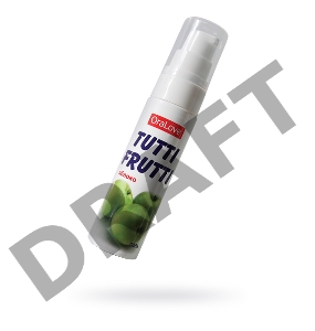 Съедобная гель-смазка TUTTI-FRUTTI для орального секса со вкусом яблока 30г