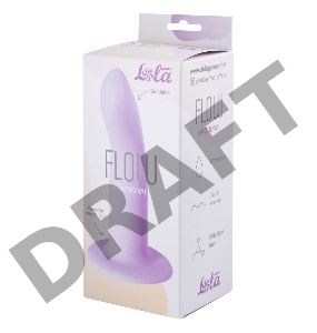 Нереалистичный дилдо Flow Emotional Purple 2040-01lola