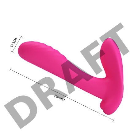 Розовый мультифункциональный вибратор Remote Control Massager